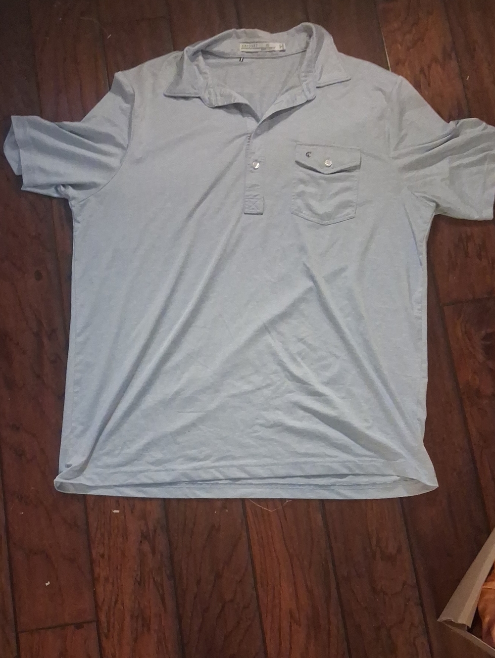 Criquet Light Blue Polo with Chest Pocket